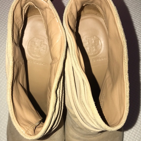 Tory Burch suede slouch booties - size 8.5 - Picture 3 of 6